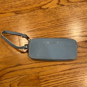 Cole Haan mini wristlet with zipper